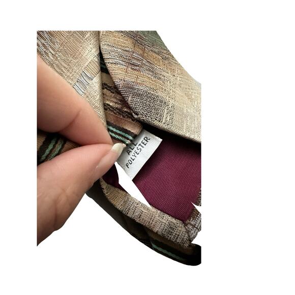 Vintage 60s Beau Brummell Polyester Necktie - Picture 2 of 4